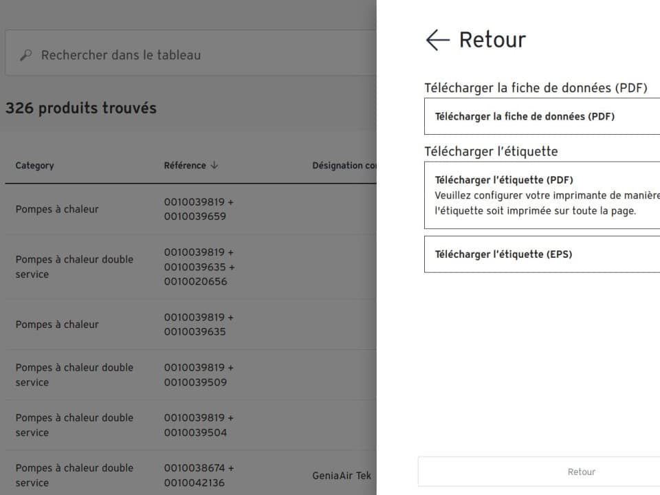 Téléchargez les résultats