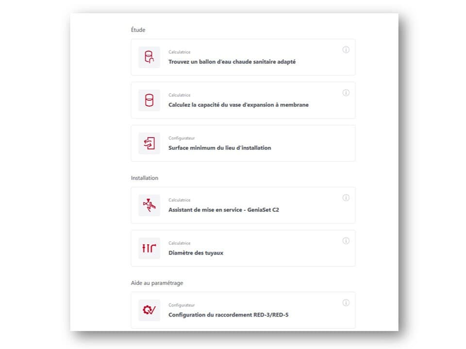 Outil Quick Tools Planning