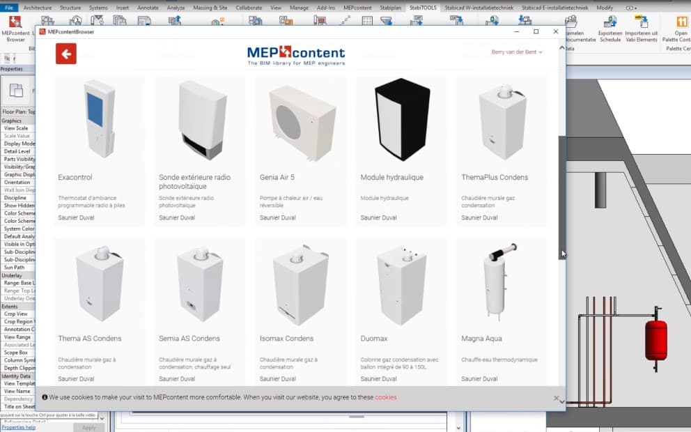 Portefeuille BIM de Saunier Duval