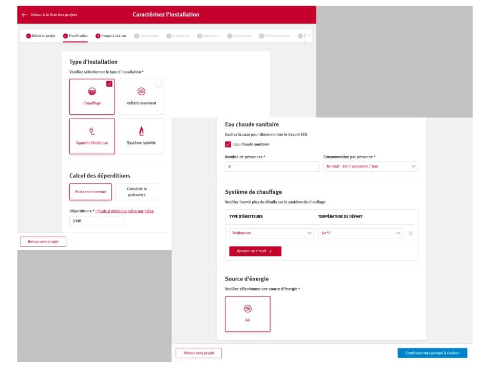 Trouver des déperditions