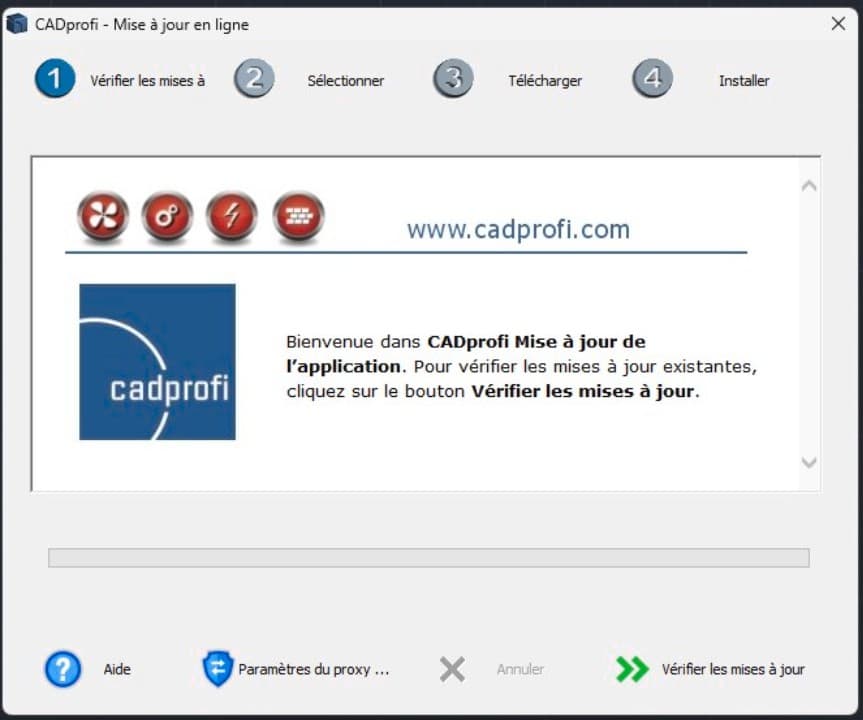 Installation de la bibliothèque CAD de Vaillant